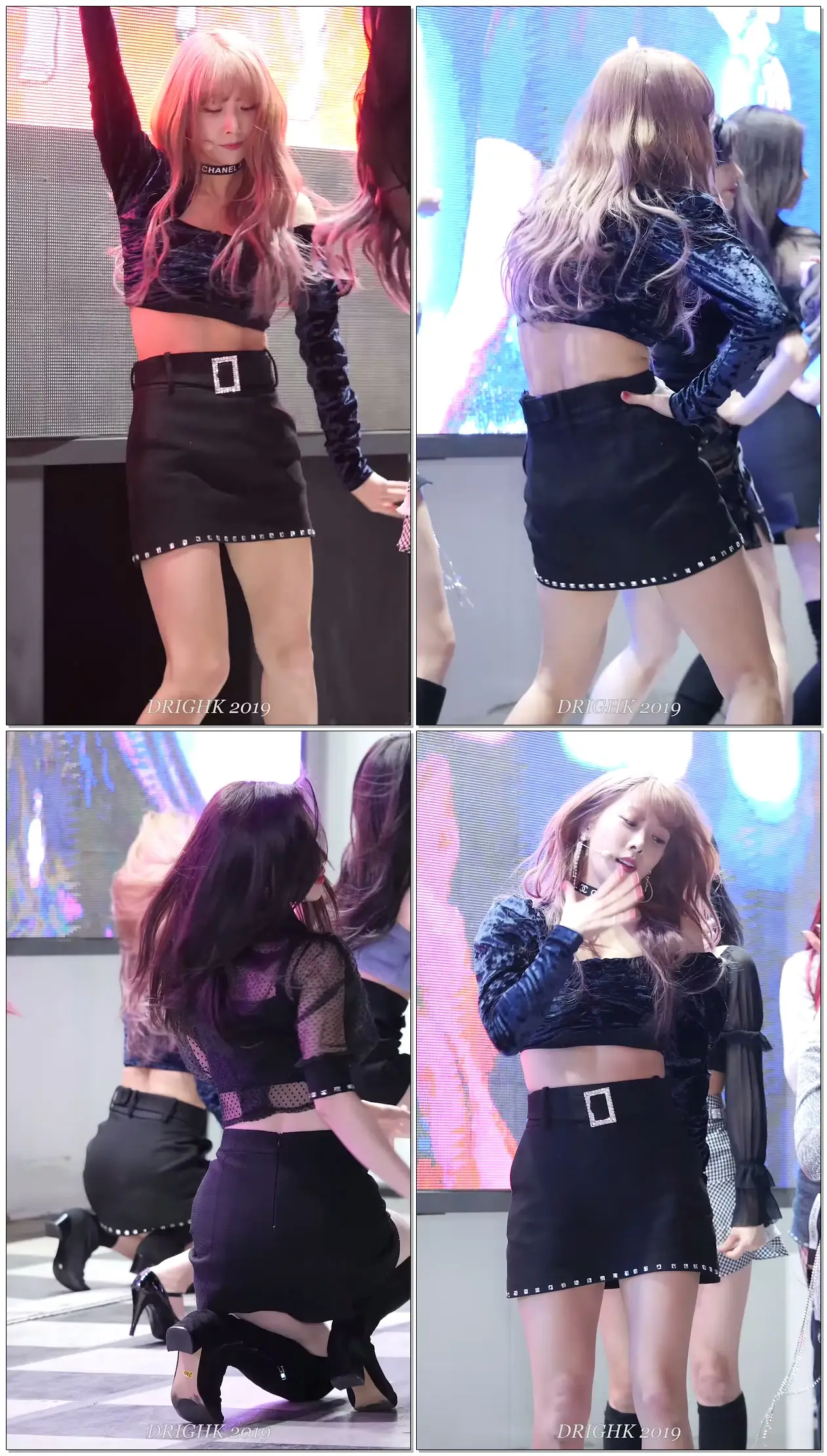 다이아(DIA) 유니스 '우와 (WOOWA)' 직캠fancam [190323 명동 버스킹]