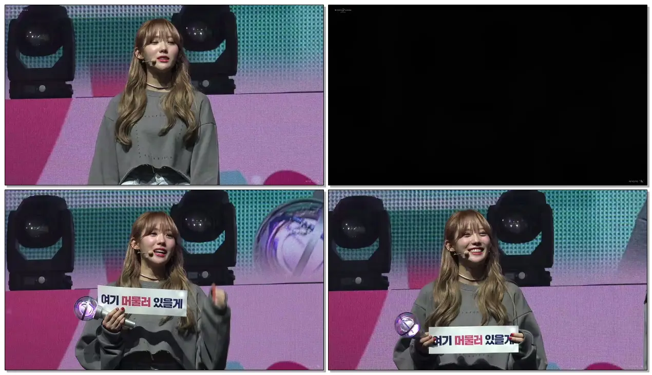 190303 루다 팬이 된게 태어나서 가장 잘한 일이신 분 손 @Secret Box 4k 직캠 by rain drop