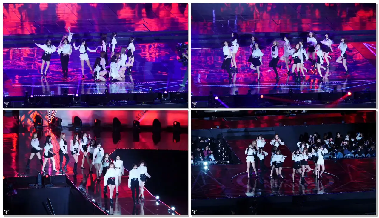 [4K] 190115 IZONE 직캠 (아이즈원) - 라비앙로즈(La Vie en Rose) @가요대전(고척돔)/Fancam By 쵸리(Chori)