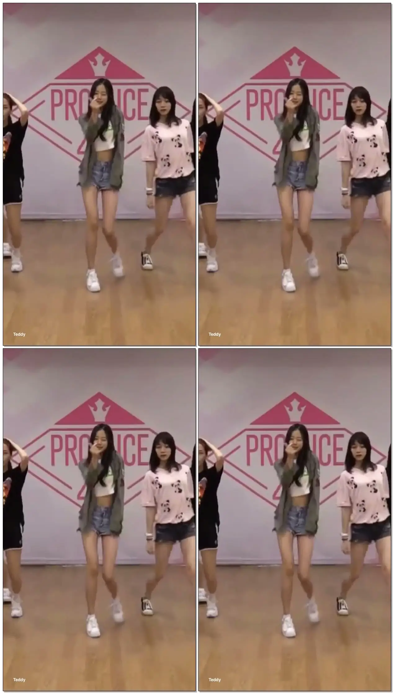 핫팬츠+크롭티의 장원영