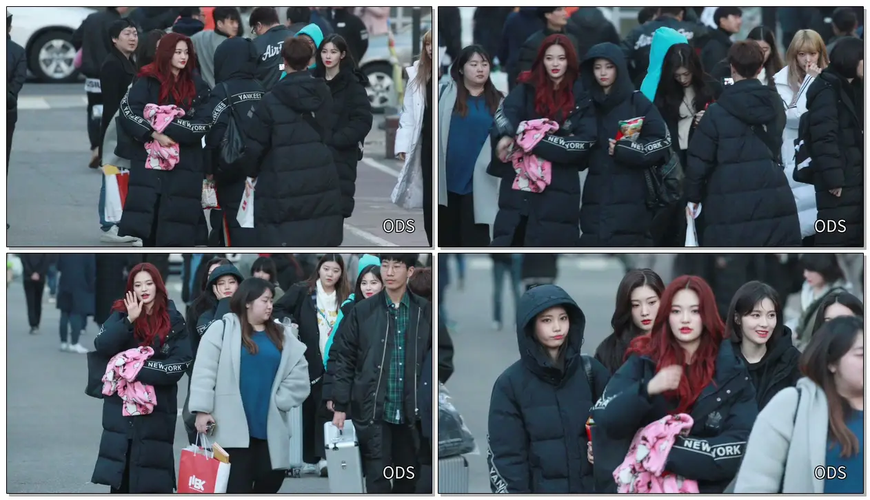 190322 다이아(DIA) 정채연 - kbs 뮤직뱅크 퇴근