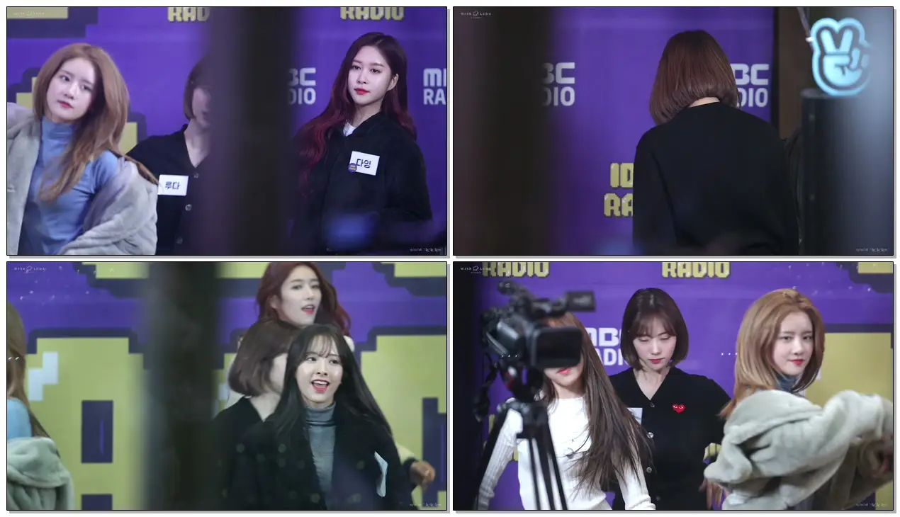 190109 우주소녀 루다 La La Love @아이돌라디오 4k 직캠 by rain drop