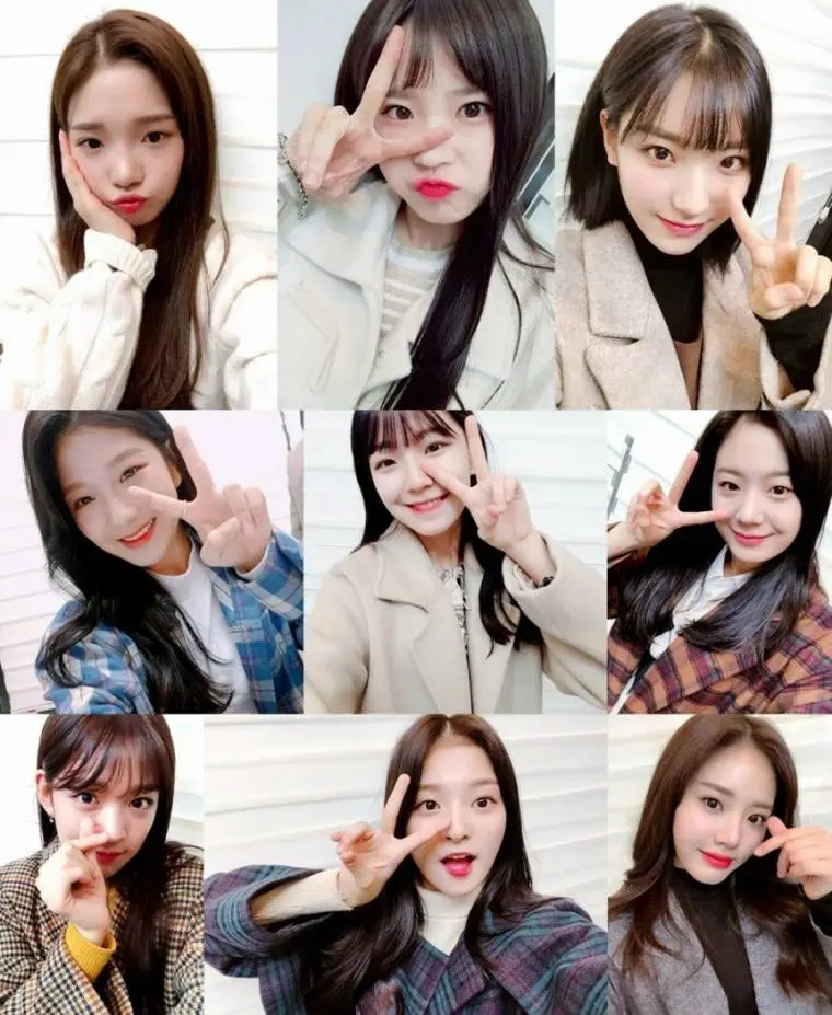 단체샷 프로미스나인