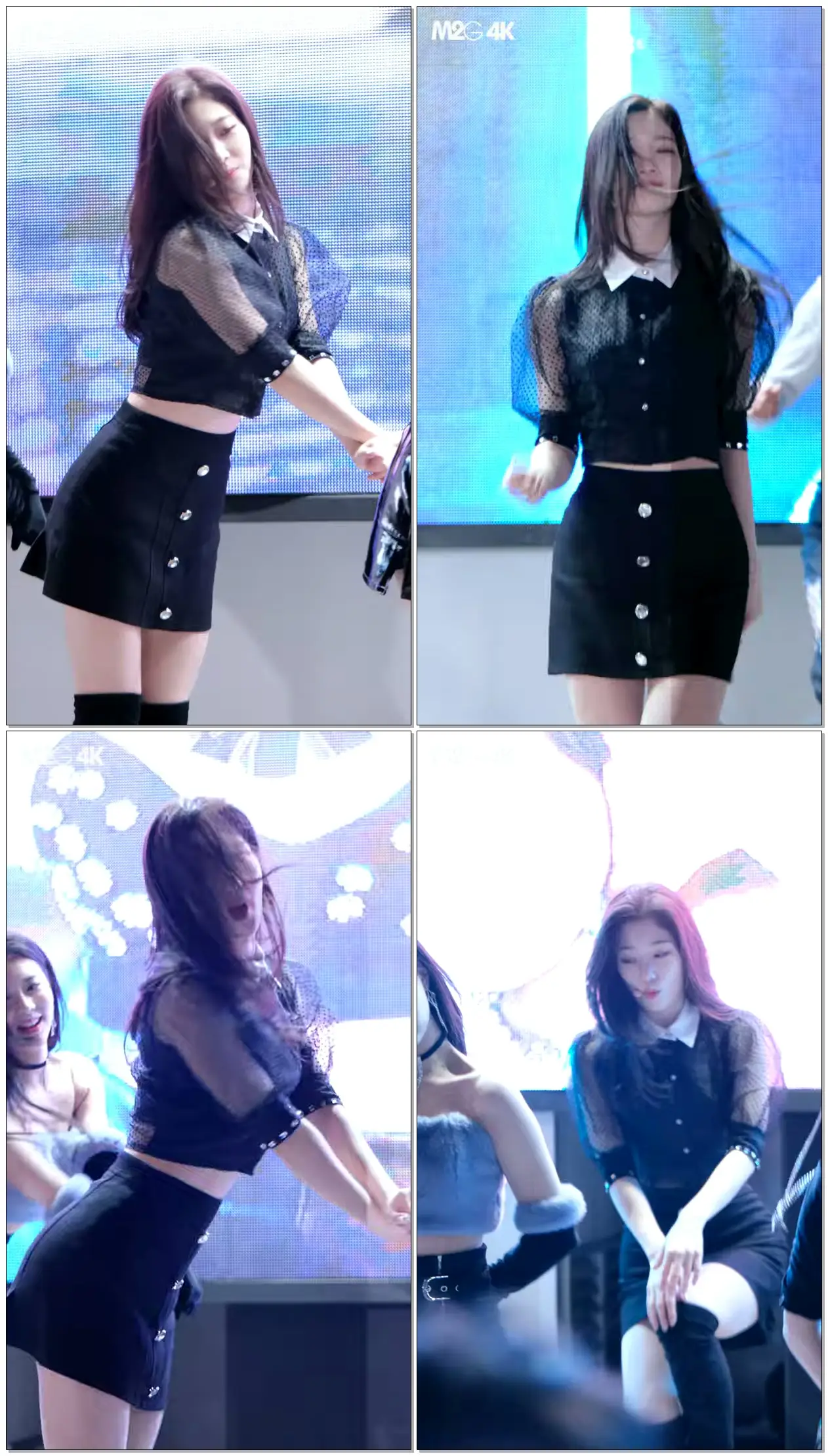 190323 다이아 DIA 채연 ( 나랑 사귈래 ) 명동 버스킹 4K 60P 직캠 Fancam
