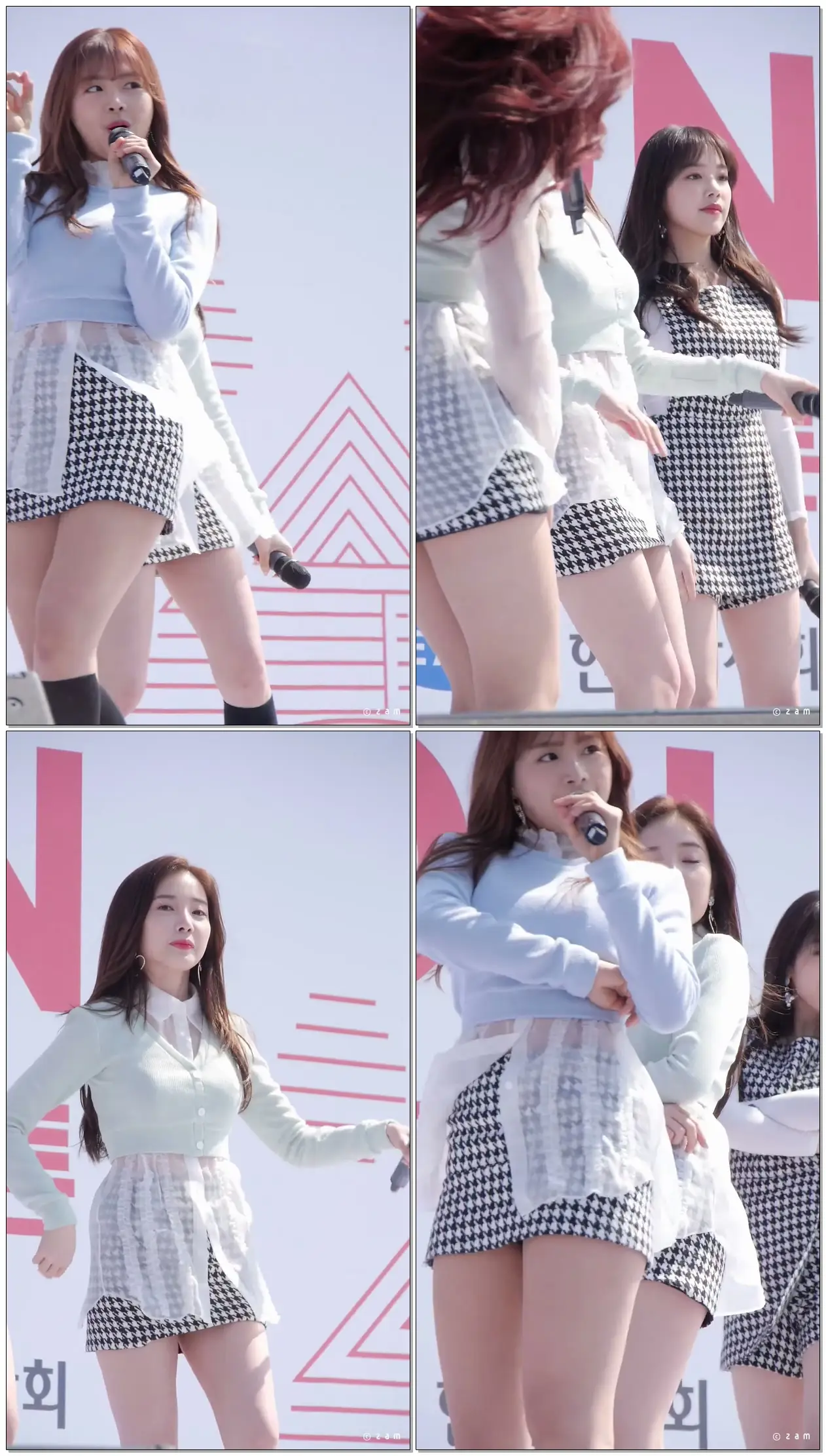 190317 에이프릴 APRIL 채경 - 예쁜게 죄 (서울국제마라톤 잠실운동장) 직캠 fancam