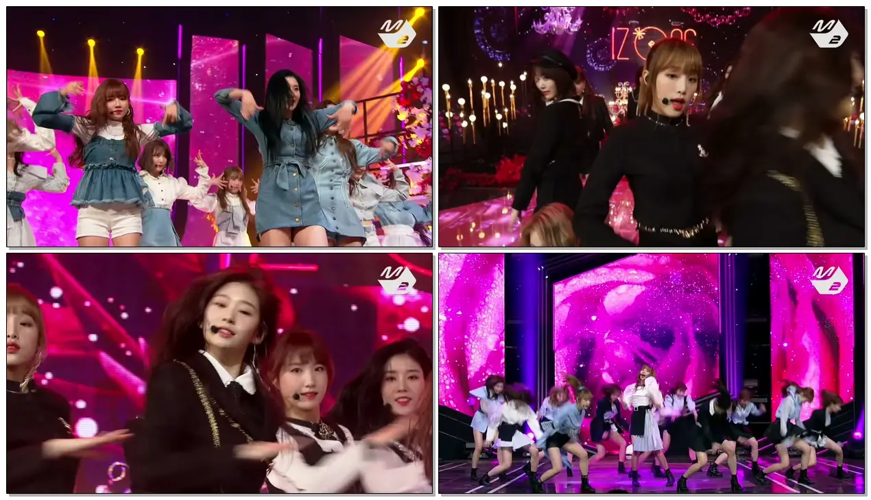 #아이즈원 #M2_STAGE_MIX #M2 [M2 STAGE MIX] 아이즈원(IZ*ONE) - 라비앙로즈(La Vie en Rose) 교차편집