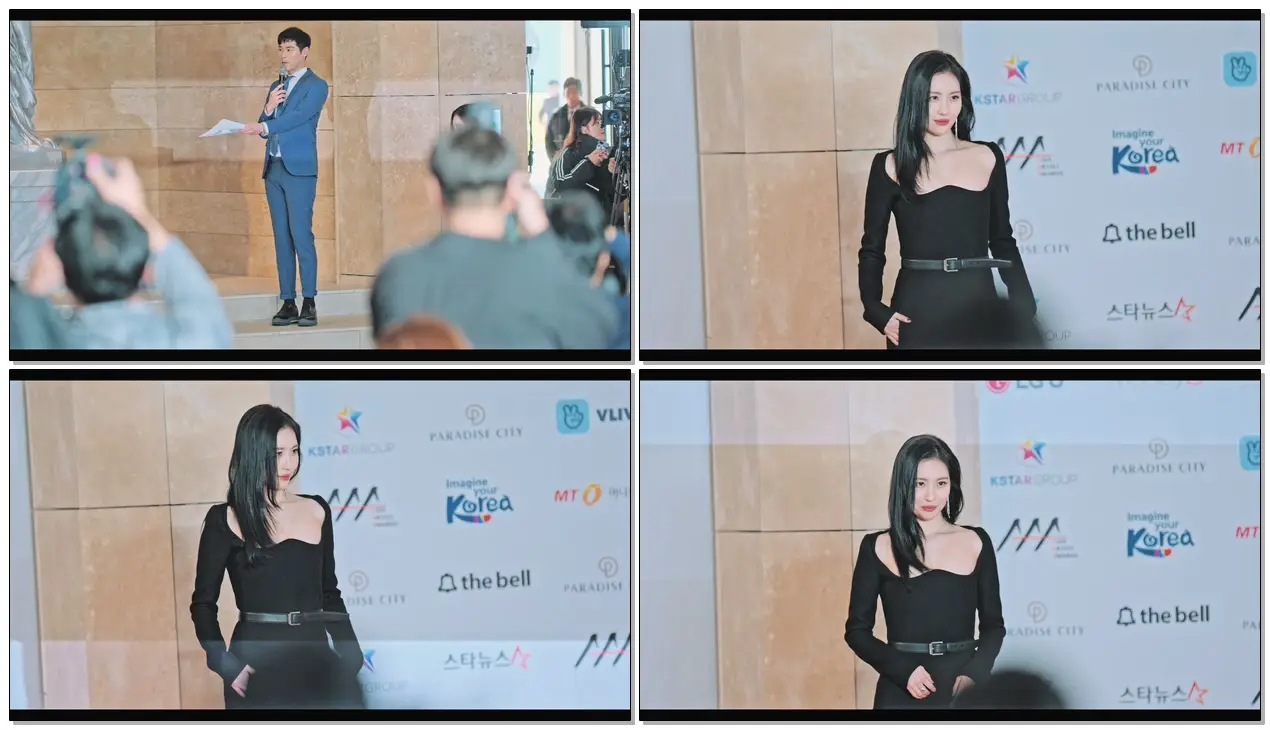 선미(Sunmi) AAA 레드카펫@181128 [ 4k Fancam/직캠]