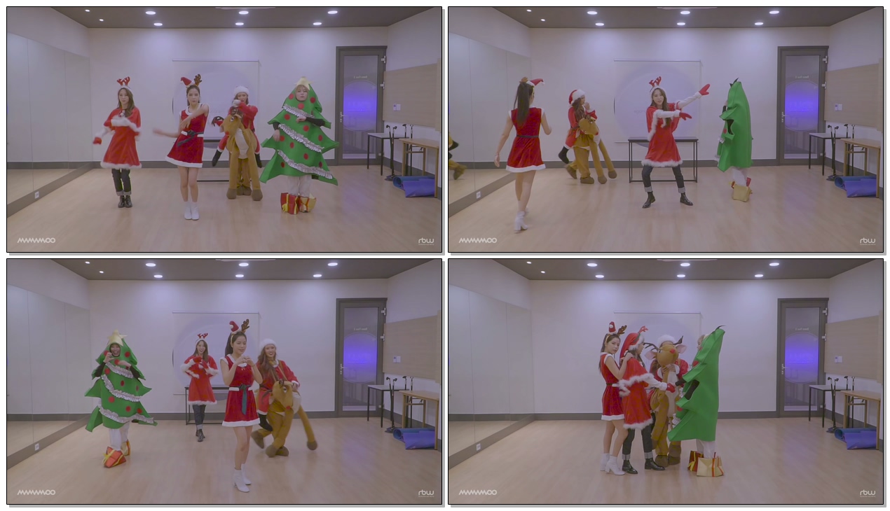 #MAMAMOO #WINDFLOWER #BLUES [Special] 'Wind flower' Christmas ver. 안무영상