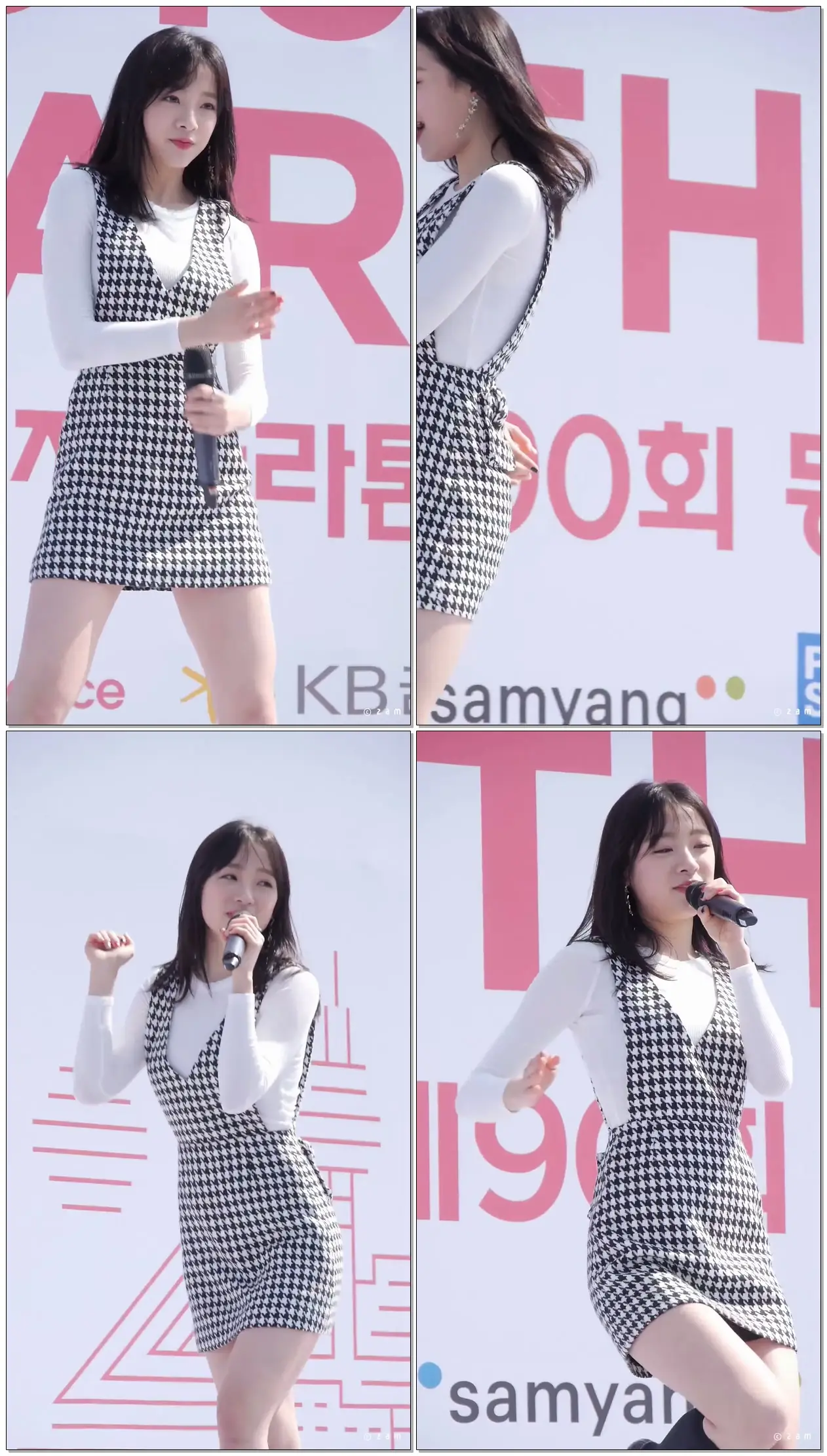 190317 에이프릴 APRIL 진솔 - 팅커벨 (서울국제마라톤 잠실운동장) 직캠 fancam