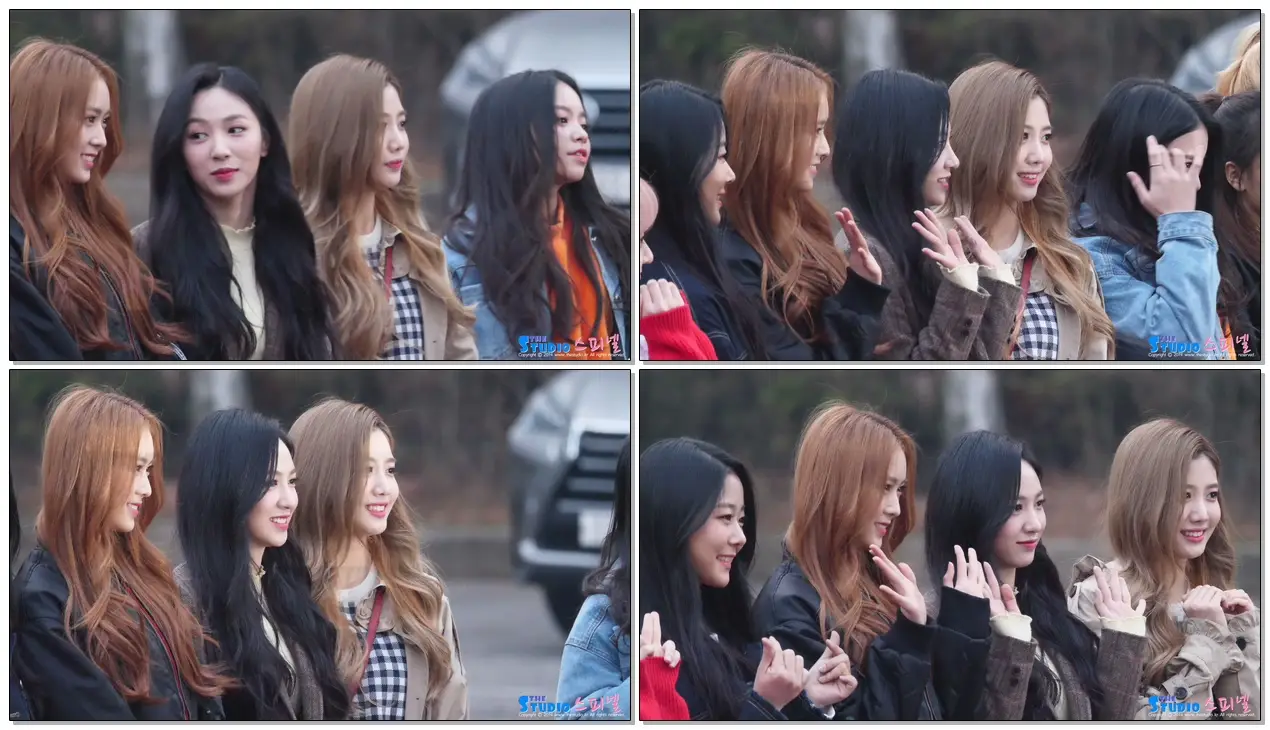 190301 체리블렛 Cherry Bullet 유주 YUJU 지원 JIWON 뮤직뱅크 출근길 4K 직캠 fancam by Spinel