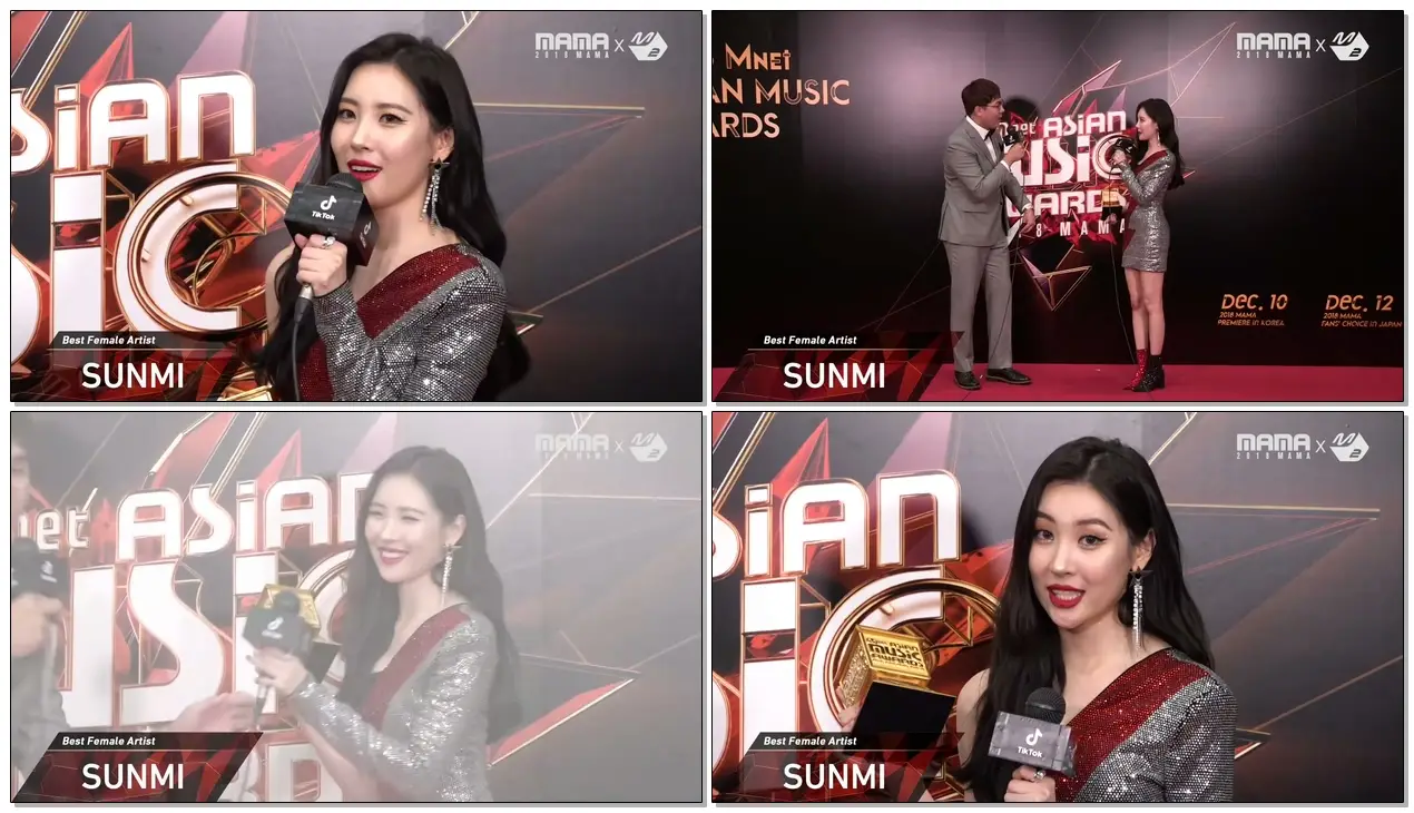 [2018MAMA x M2] 선미(SUNMI) at 땡큐스테이지(Thank You Stage) in HONG KONG