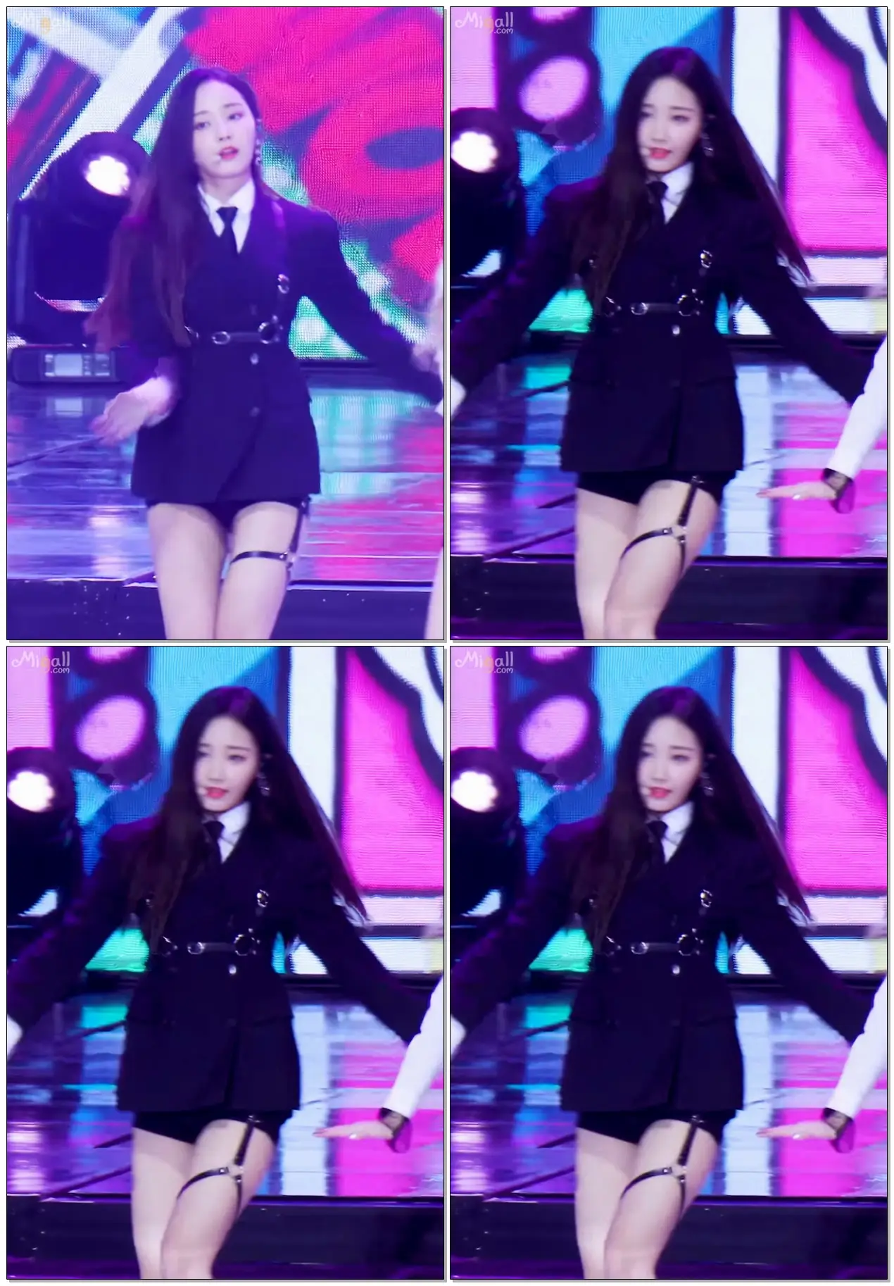 서울가요대상 모모랜드 연우 가터벨트.gif