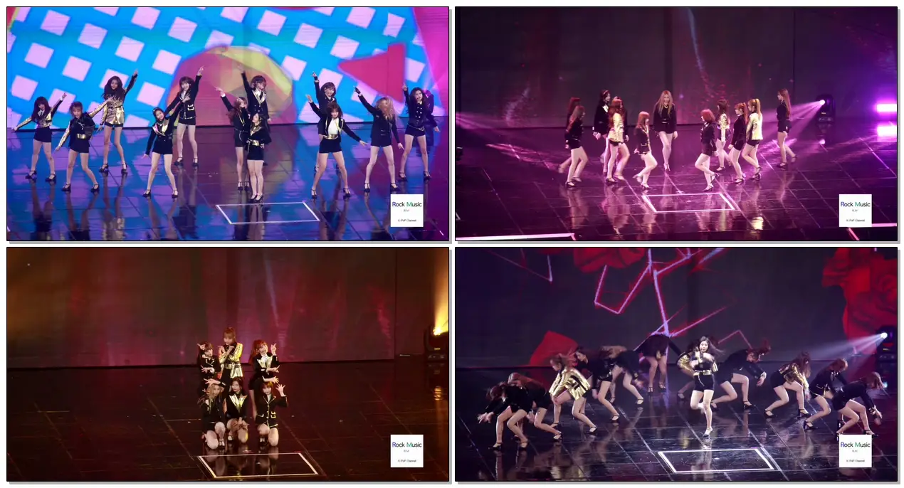 IZ*ONE (아이즈원)Intro+ O’ MY! + 라비앙로즈[4K 60P 직캠]@190106 락뮤직