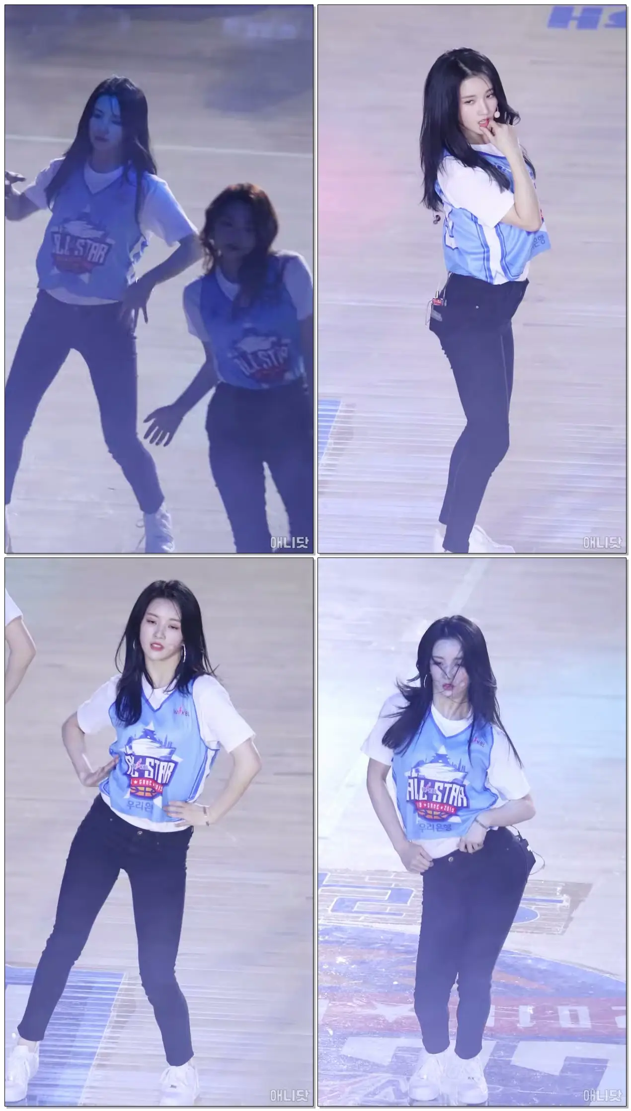 190106 구구단 (GUGUDAN) 샐리 직캠 - The Boots (여자 프로농구 올스타전) By 애니닷