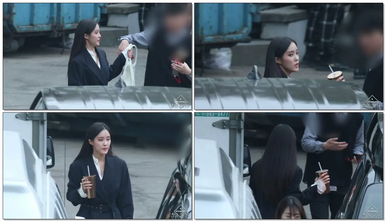 T-ARA HYOMIN 190303 티아라 효민 BY 147Company 철이 - 인기가요 퇴근길 직캠 fancam