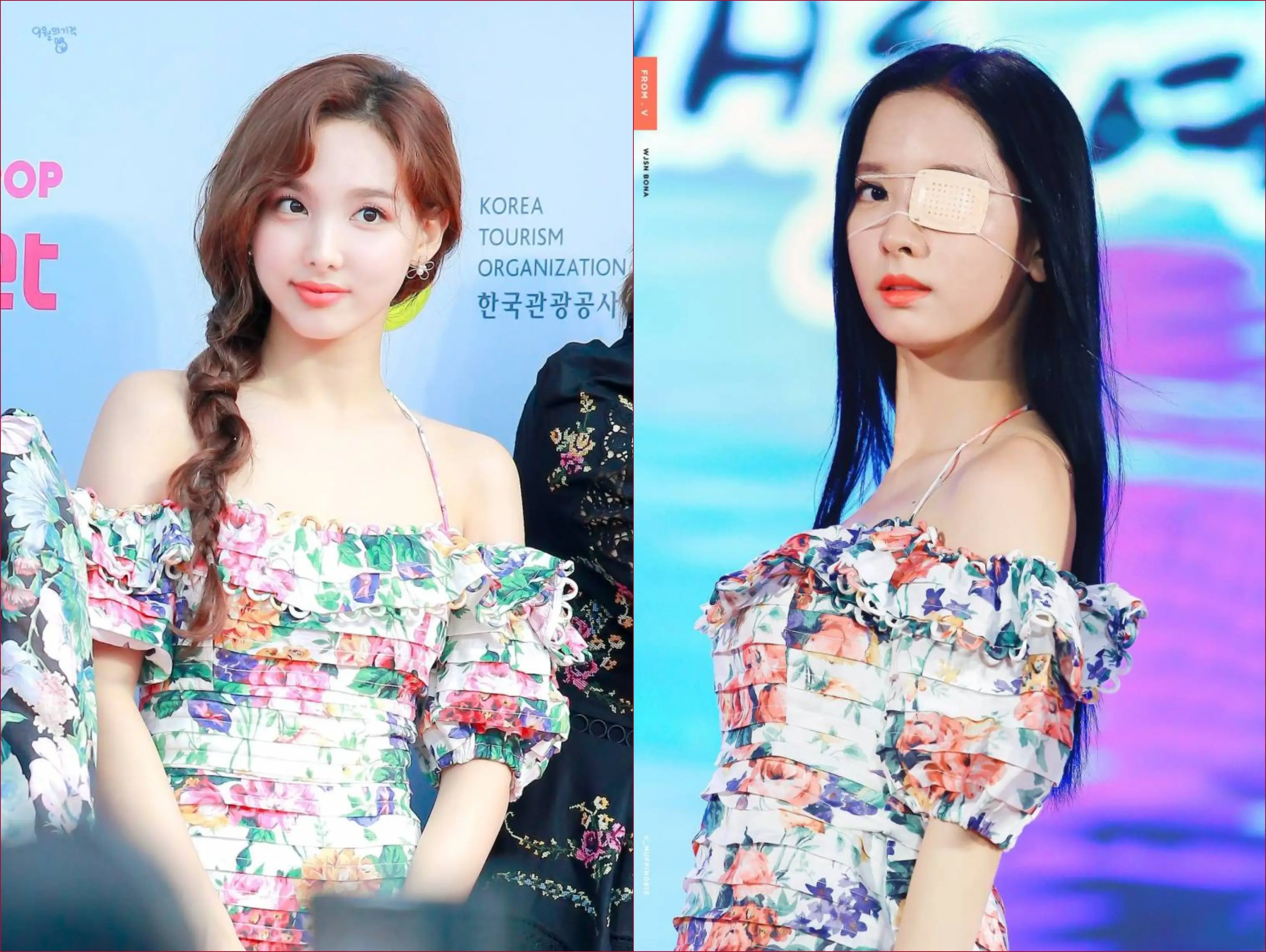 같은 옷 다른느낌?? 트와이스 나연, 우주소녀 보나