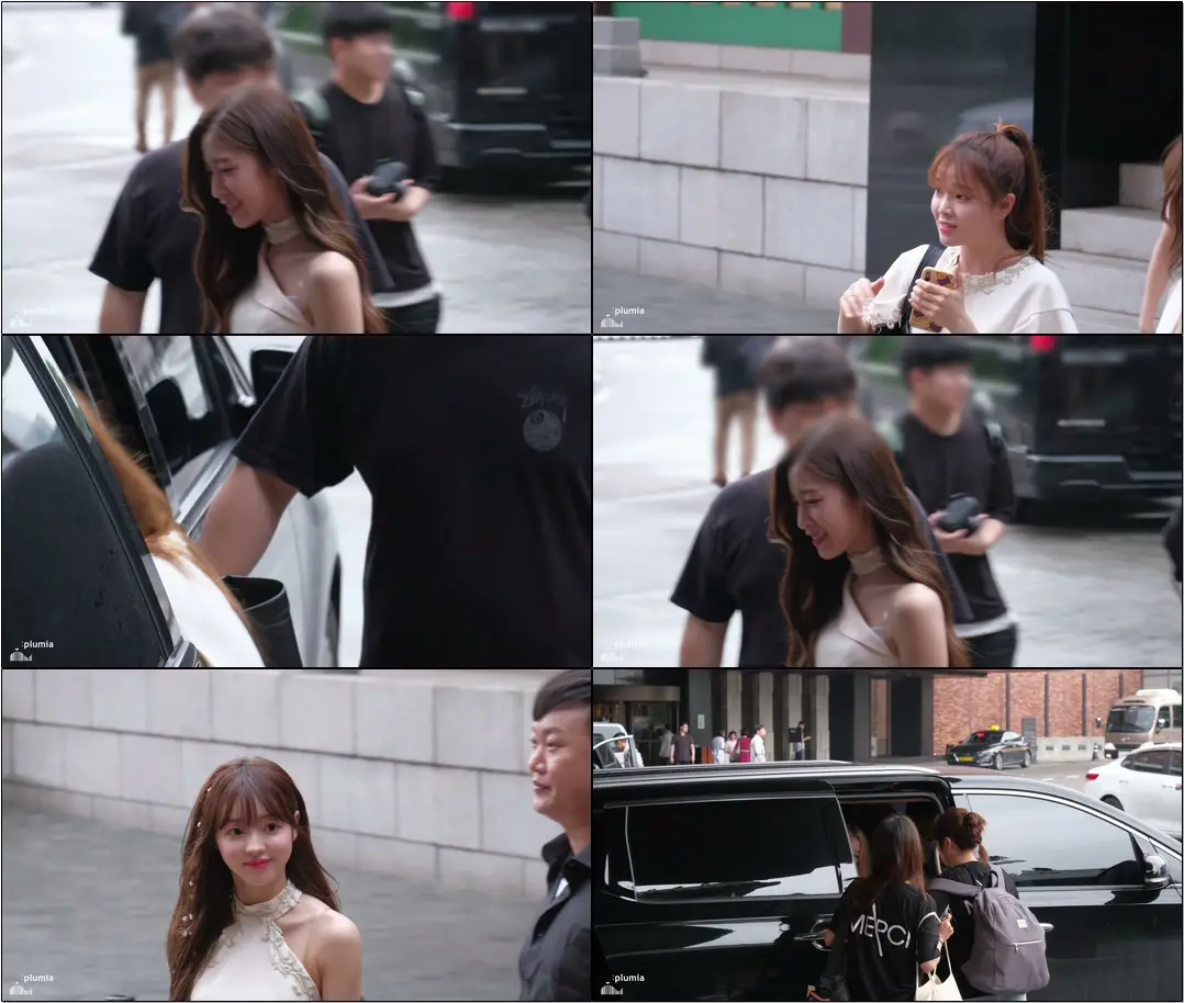 190724 #오마이걸 : 2019 올해의 브랜드대상 퇴근길 #직캠