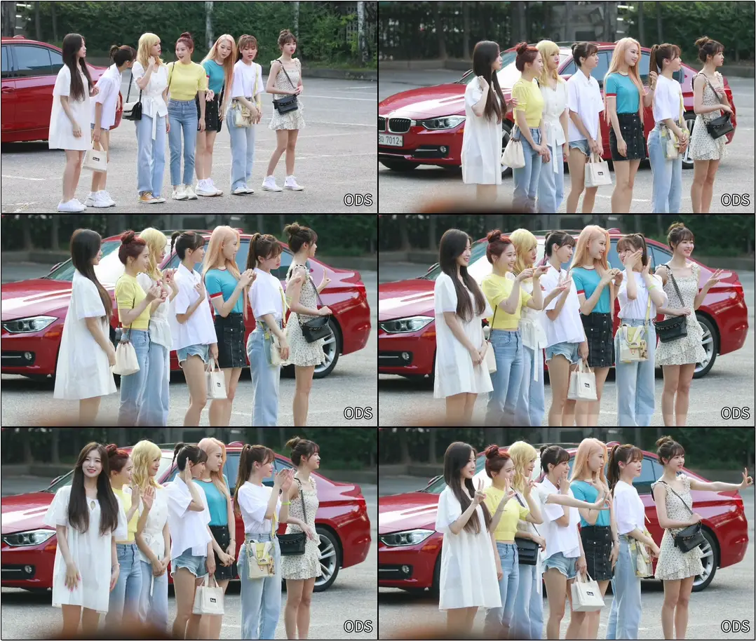 190809 #오마이걸 (OH MY GIRL) 전체 - KBS 뮤직뱅크 출근길