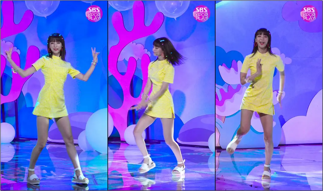 [안방1열 직캠4K] #오마이걸 #비니 'BUNGEE(Fall in Love)' (OH MY GIRL #BINNIE #Fancam)ㅣ@SBS Inkigayo_2019.8.11