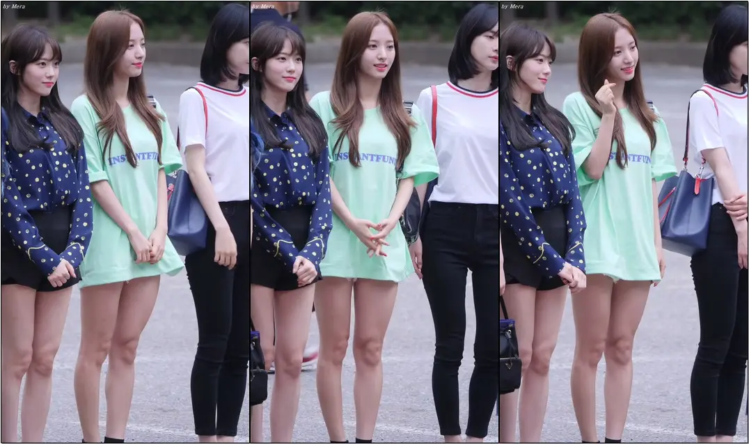하의실종 패션 #우주소녀(#WJSN) #보나 #BONA 뮤직뱅크 출근길 (190621) #직캠 #Fancam
