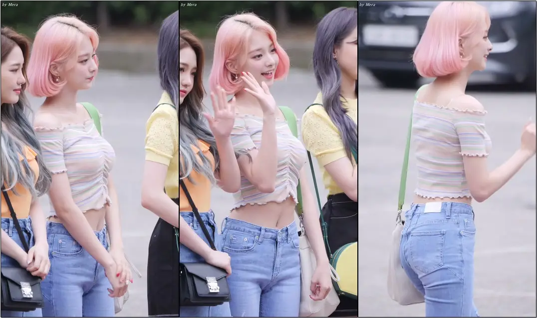 #이나경 #프로미스나인(#fromis_9) 뮤직뱅크 출근길 (190621) #직캠 #Fancam
