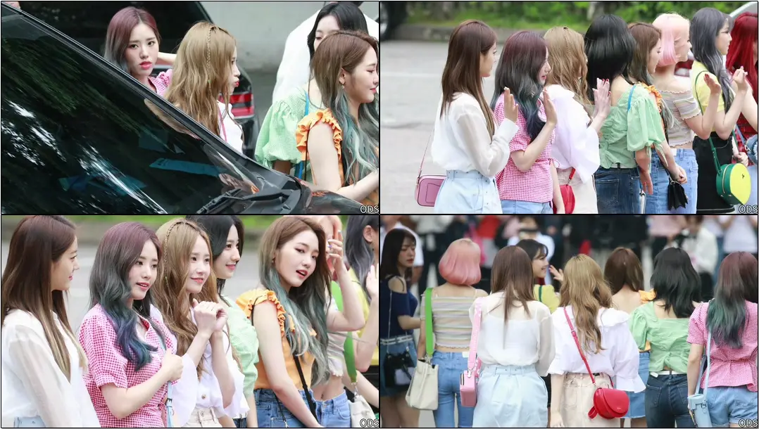 190621 #프로미스나인(#fromis_9) #송하영 - Kbs 뮤직뱅크 출근길