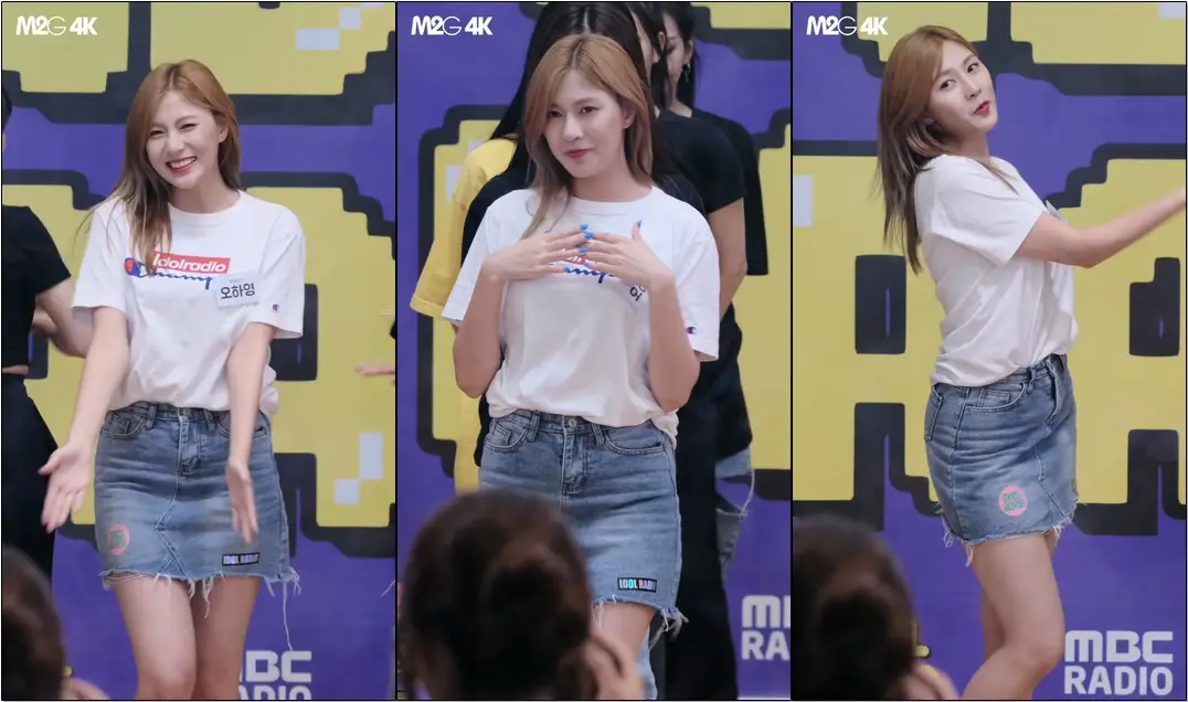 190827 오하영 ( Don't Make me Laugh ) 아이돌라디오 직캠 Fancam