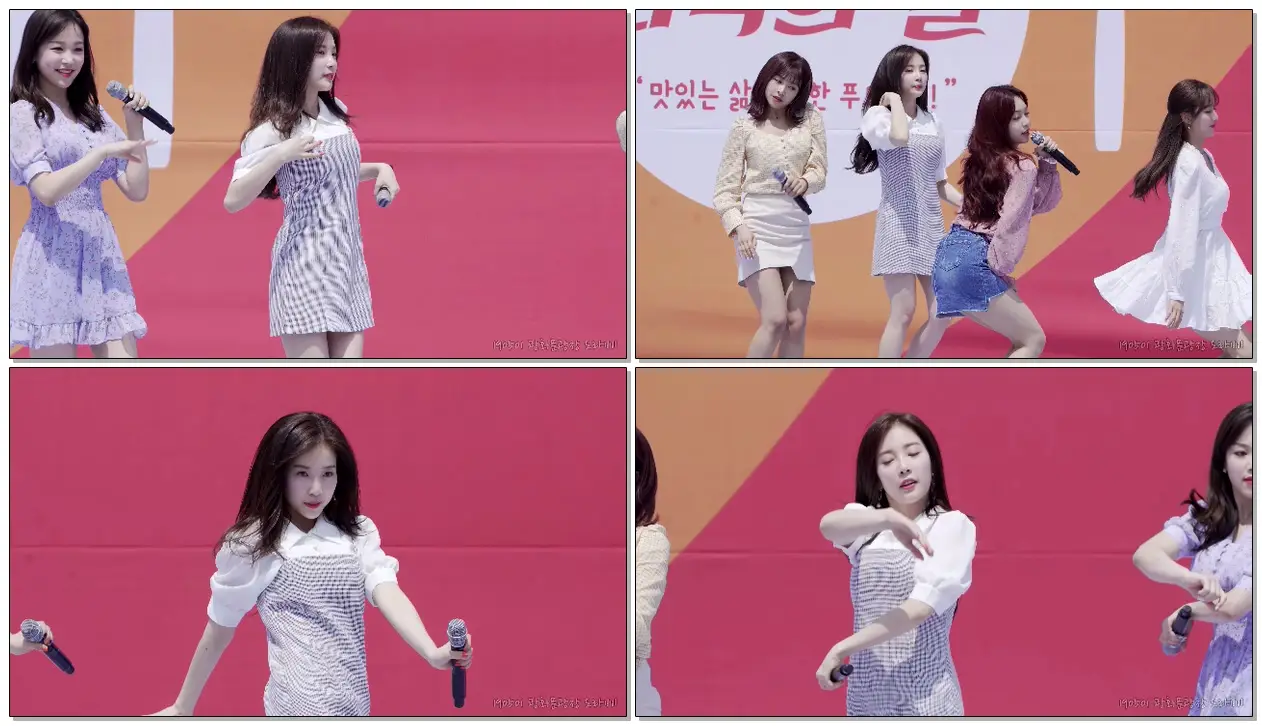 #에이프릴 #윤채경 190501 에이프릴 윤채경 '예쁜게 죄' @ 푸드페스타