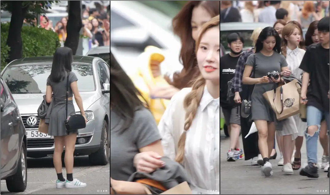 #프로미스나인 리더 #새롬 - 뮤직뱅크 퇴근길 (19.07.26)