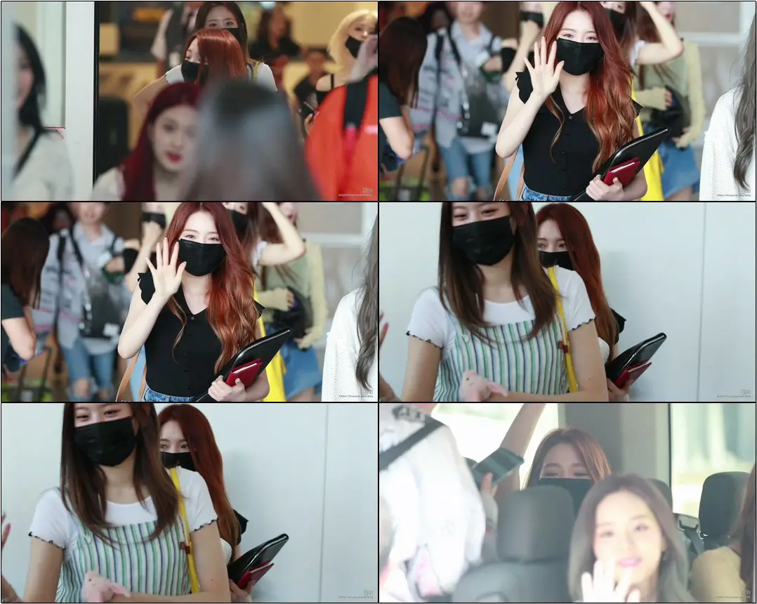 190706 #프로미스나인(#fromis_9) #노지선 (존 F 케네디국제공항 입국)