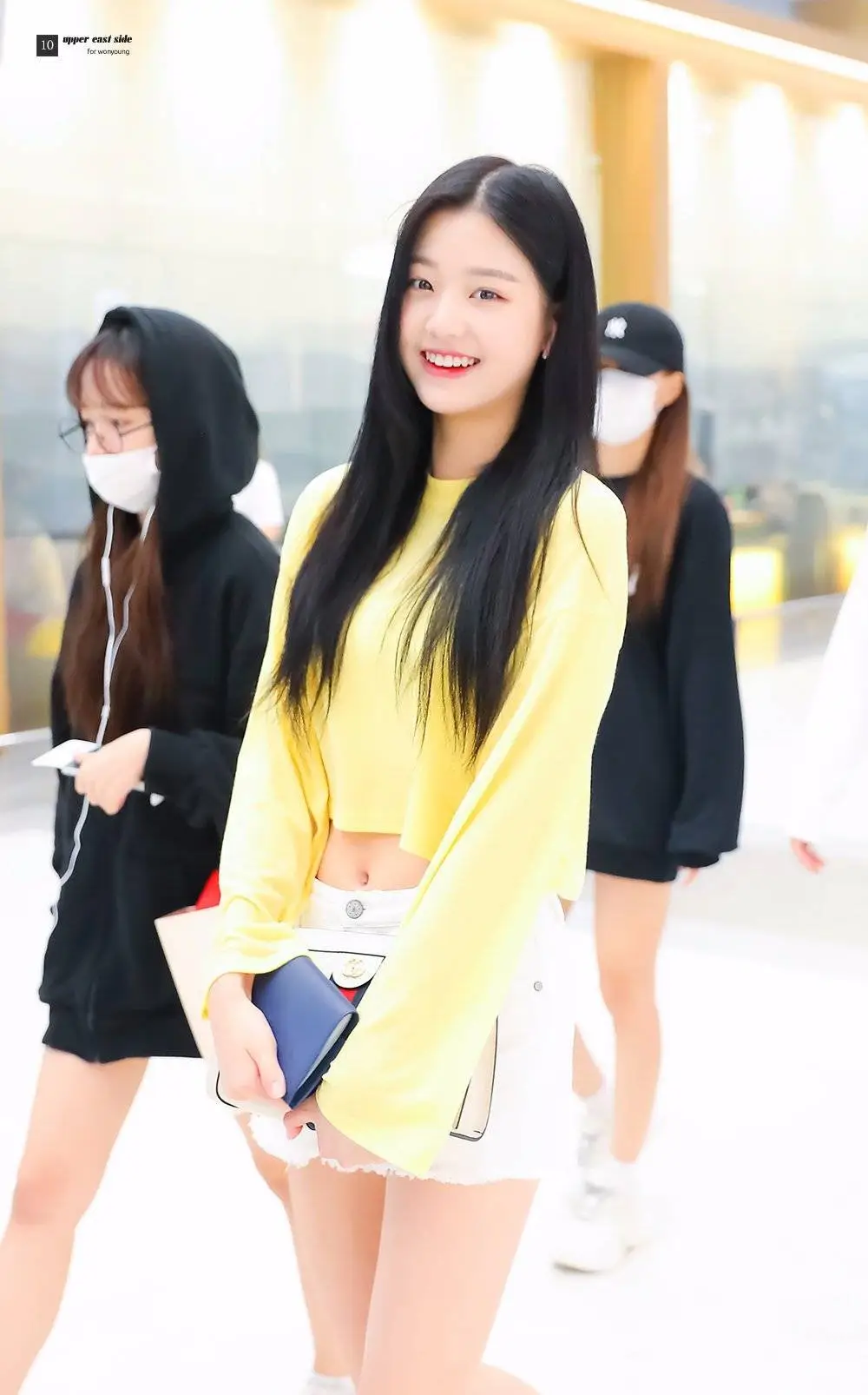 공항 패션..크롭티 장원영.jpg
