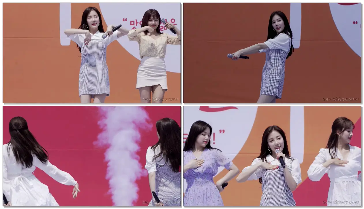 #에이프릴 #윤채경 190501 에이프릴 윤채경 '손을 잡아줘' 직캠 @ 푸드페스타