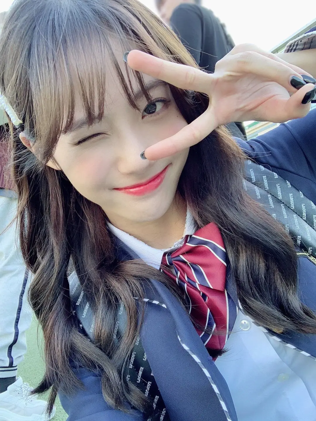 우주소녀 각 멤버별 교복 셀카
