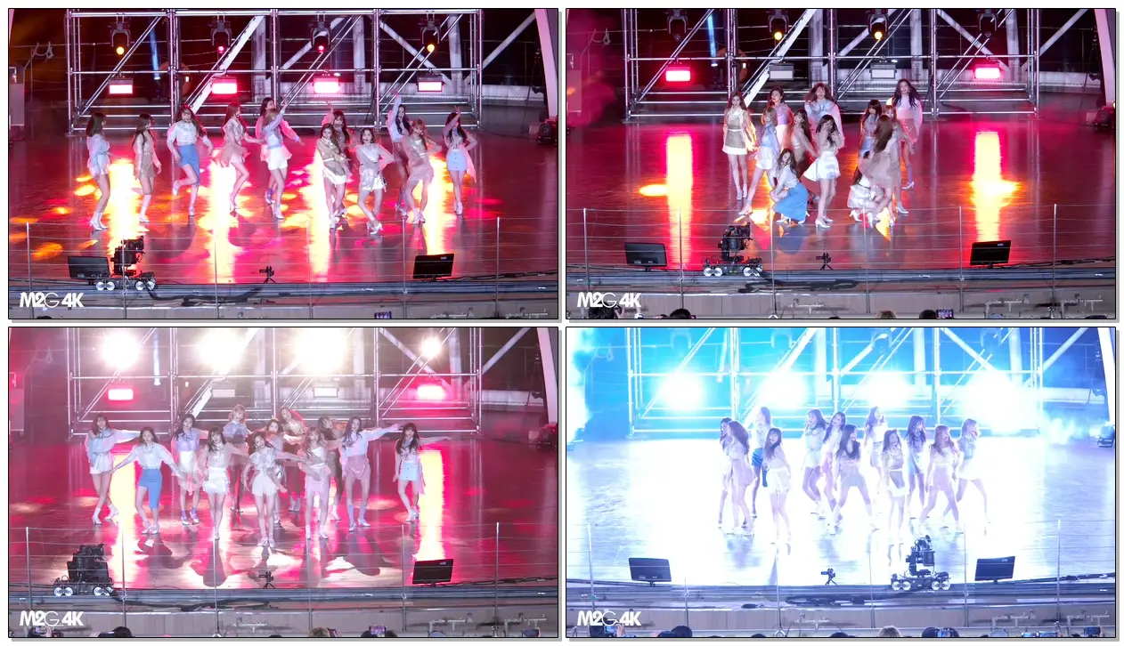 190402 #아이즈원 #IZONE ( 라비앙로즈 La Vie en Rose ) 아이즈원츄 한강 게릴라콘서트