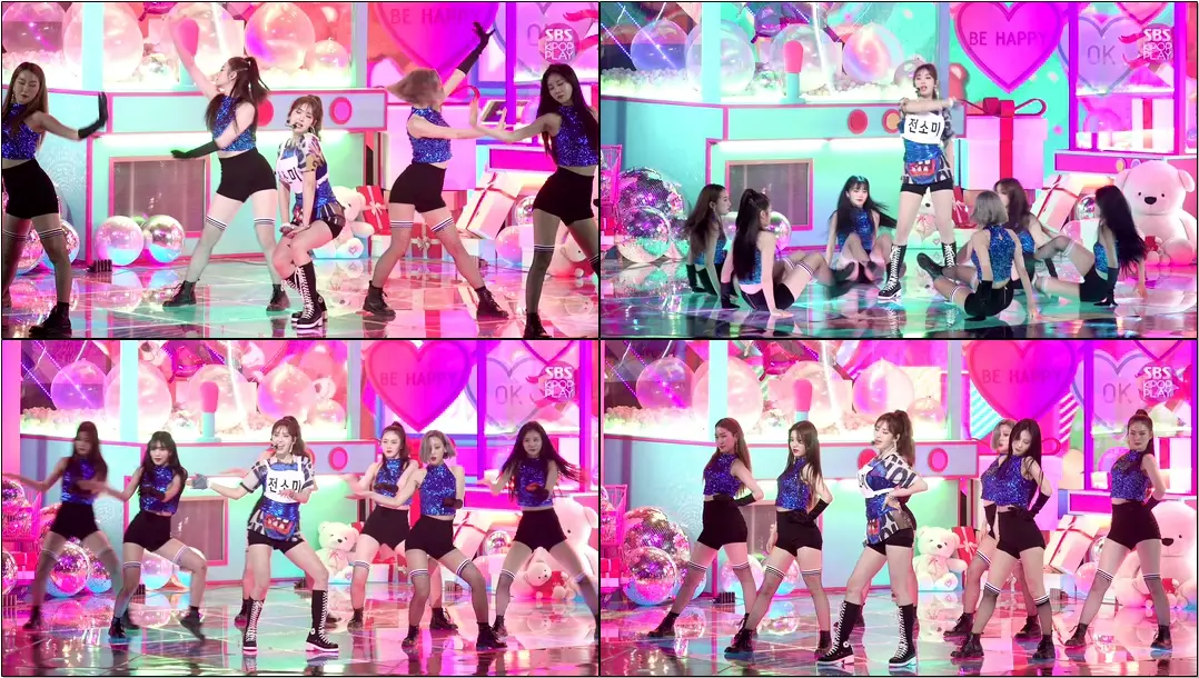 #전소미 'Birthday' 드라이리허설 #직캠 (#SOMI 'Birthday' Rehearsal cam) @SBS inkigayo_2019.06.16