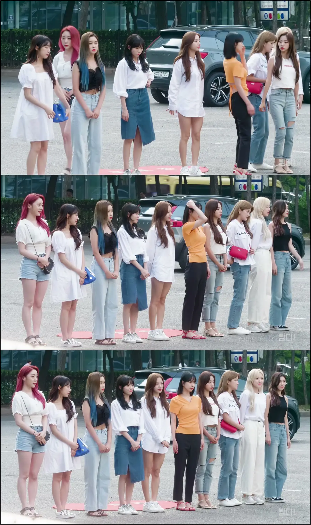 20190705 #우주소녀 (#WJSN) KBS 뮤직뱅크 출근길 #직캠