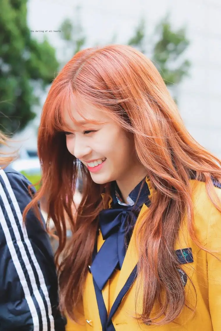 #아이즈원 #김민주 교복