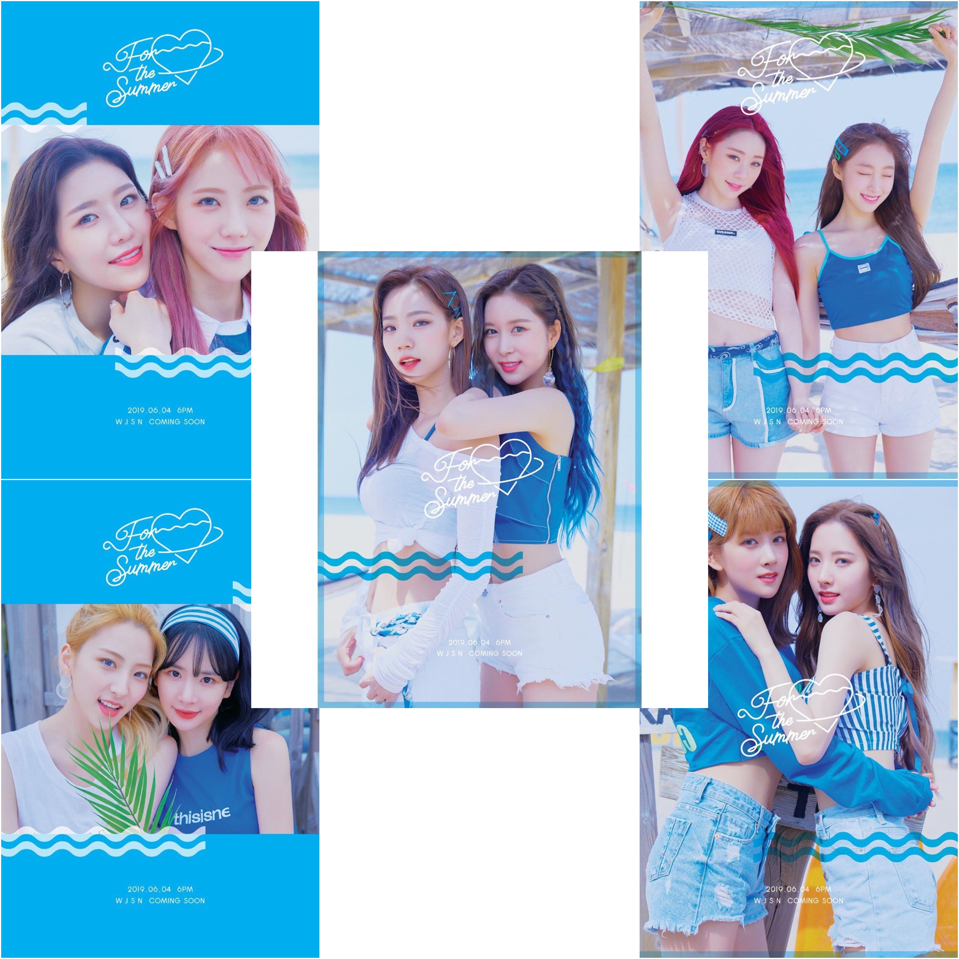 우주소녀 SPECIAL ALBUM #For_the_Summer #PHOTO_TEASER BLUE ver.