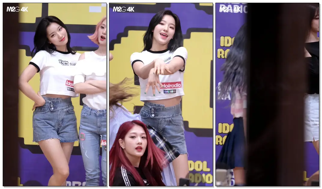 190619 #프로미스나인 #Fromis9 #이새롬 ( Fun ) 아이돌라디오 #직캠 #Fancam