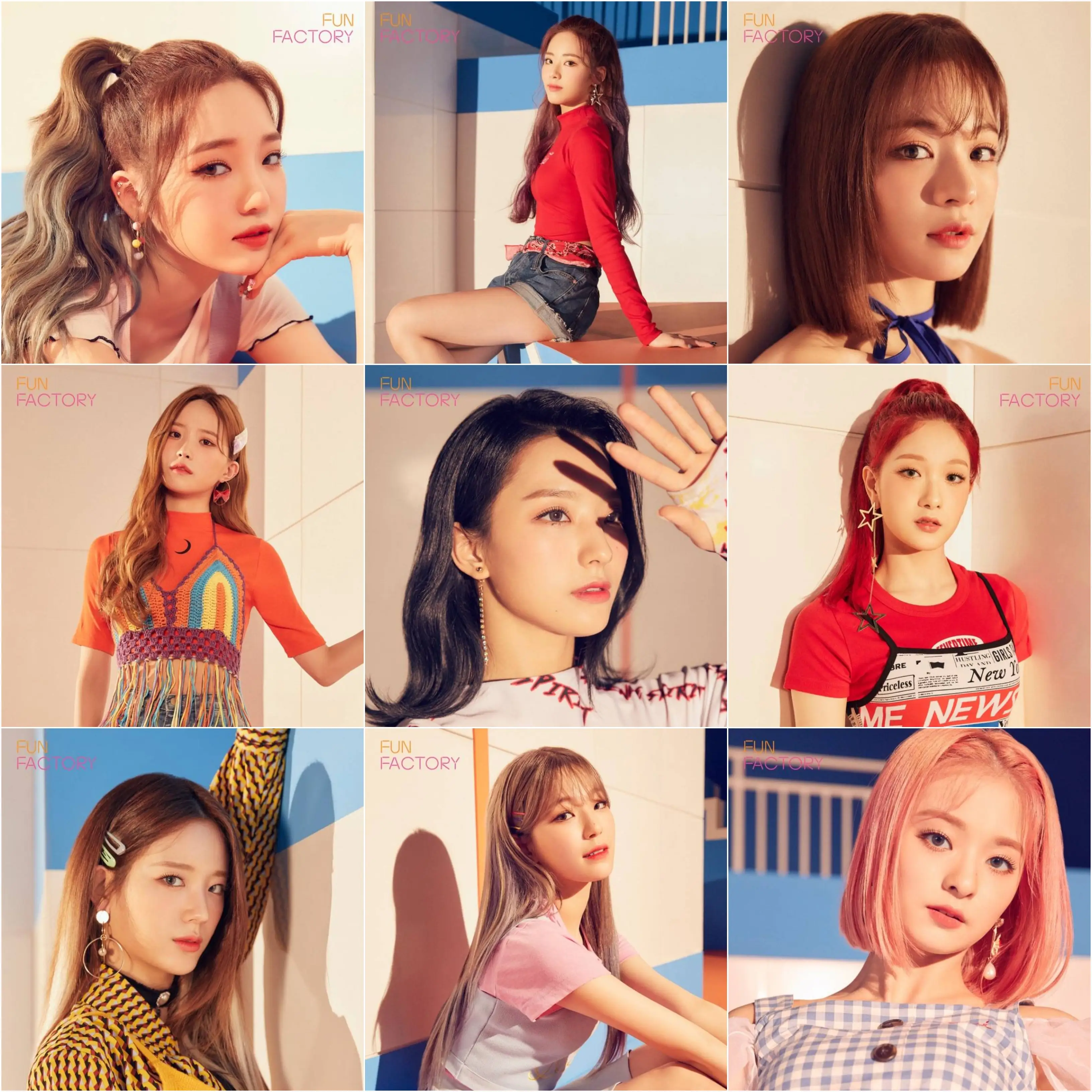 #프로미스나인 (#fromis_9) @Official Photo FACTORY ver. - 1st Single Album [FUN FACTORY]
