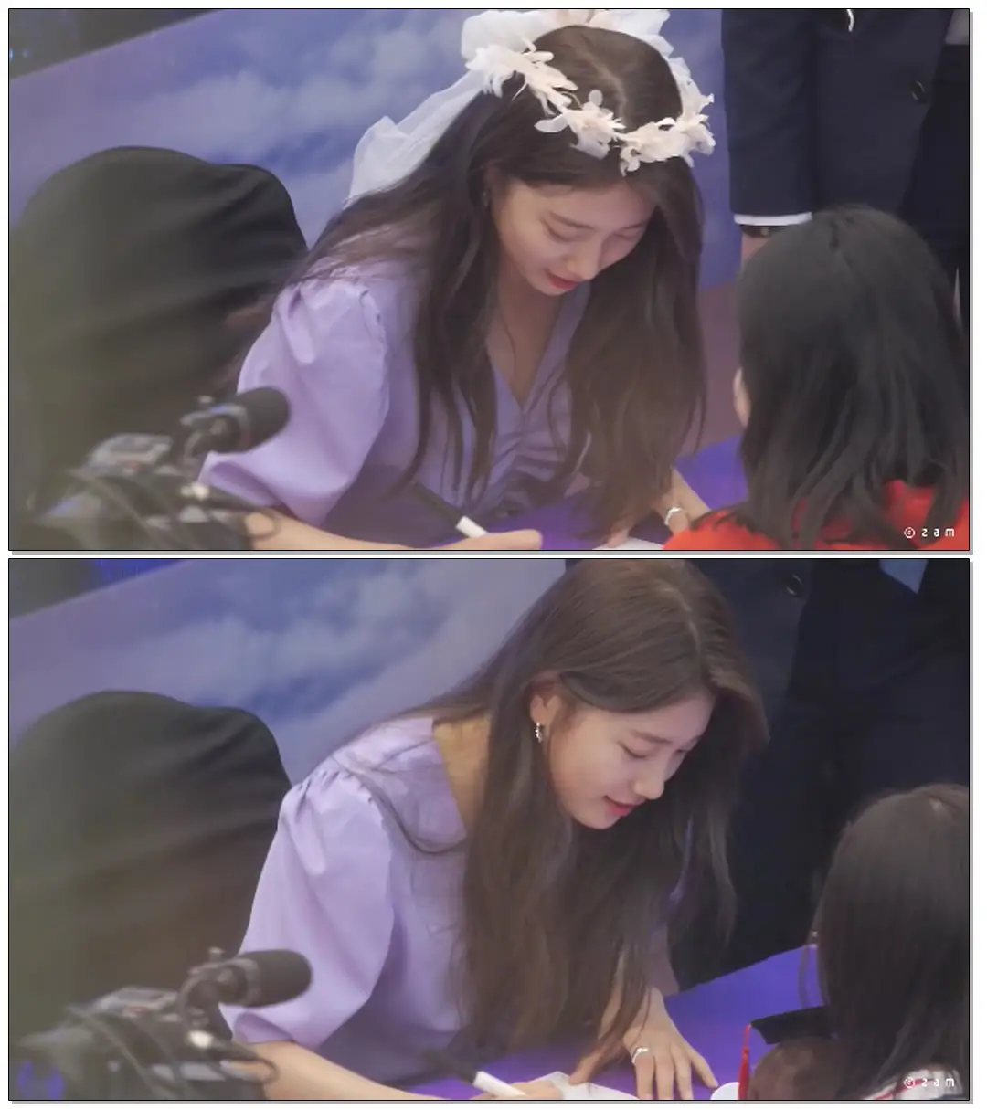 꽃화관 쓴 #수지 #SUZY - 팬사인회 영상모음 (클라렌팬사인회)