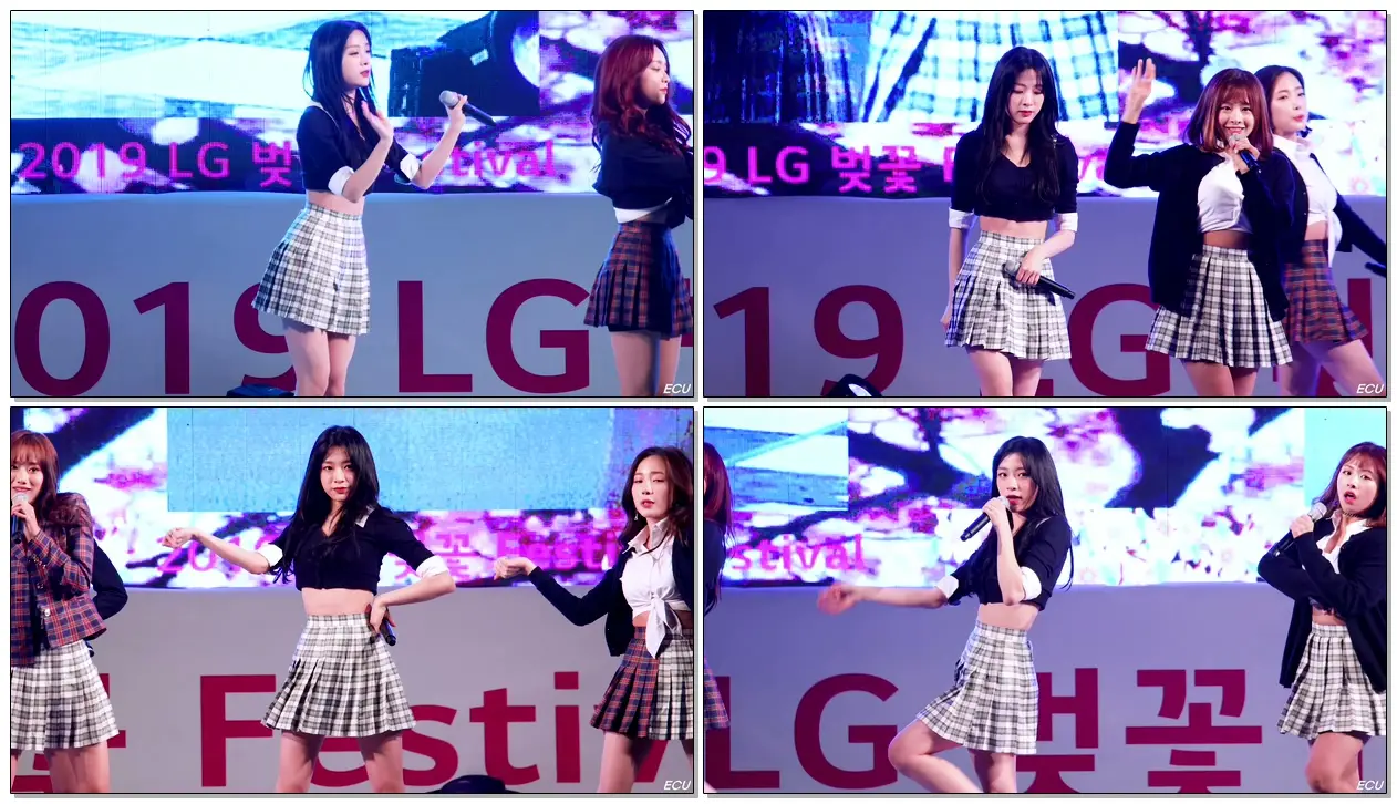 190404 #에이프릴 (#APRIL) #이진솔 (Jinsol) 예쁜게 죄 (Oh My Mistake) / 나주 LG 벚꽃 축제 직캠 FANCAM