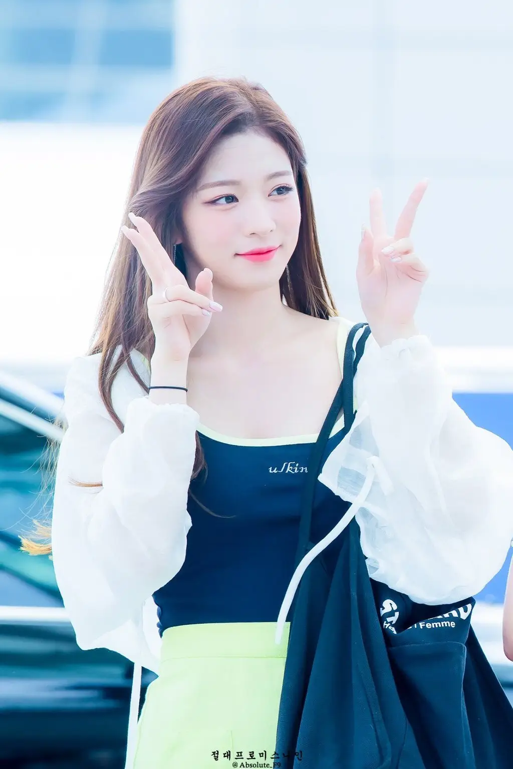 출국하는..프로미스나인 채영
