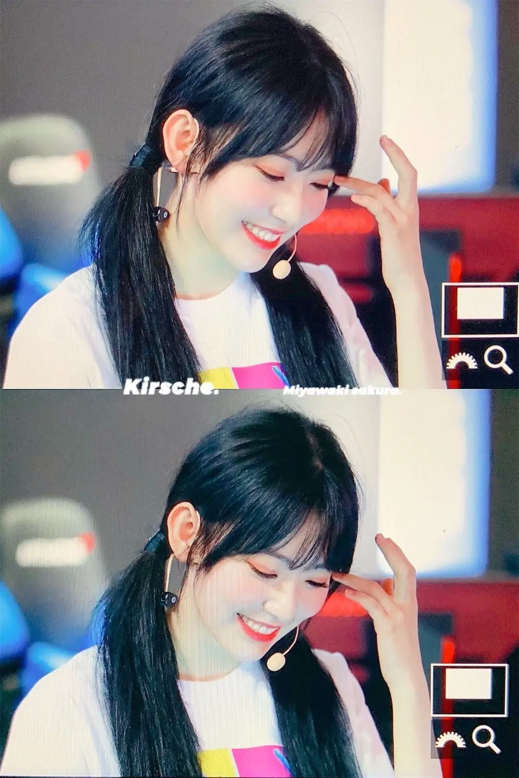 도쿄게임쇼 참가한 #아이즈원 #사쿠라.jpgif