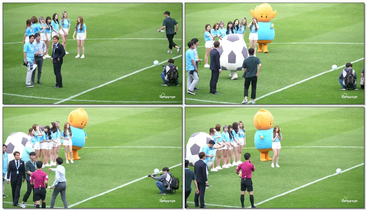190526 #모모랜드 #MOMOLAND 대구 FC #낸시 #Nancy 시축 Kick Off @ 대구DGB은행파크