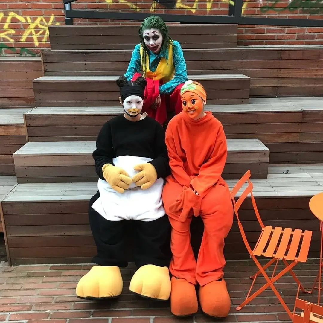 오늘자 충격적인 모모랜드 할로윈 분장