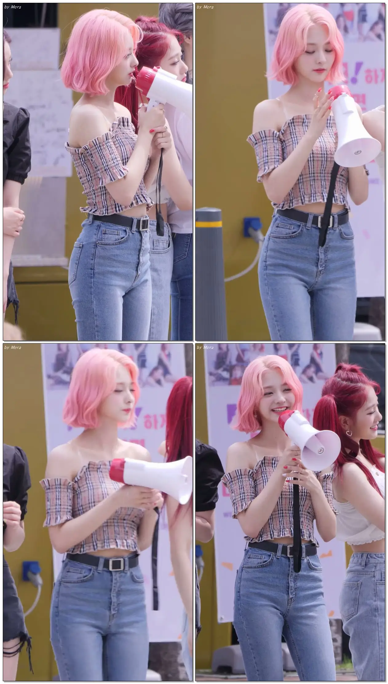 오프숄더 스키니진핏 #이나경 #프로미스나인(#fromis_9) @190608 미니팬미팅