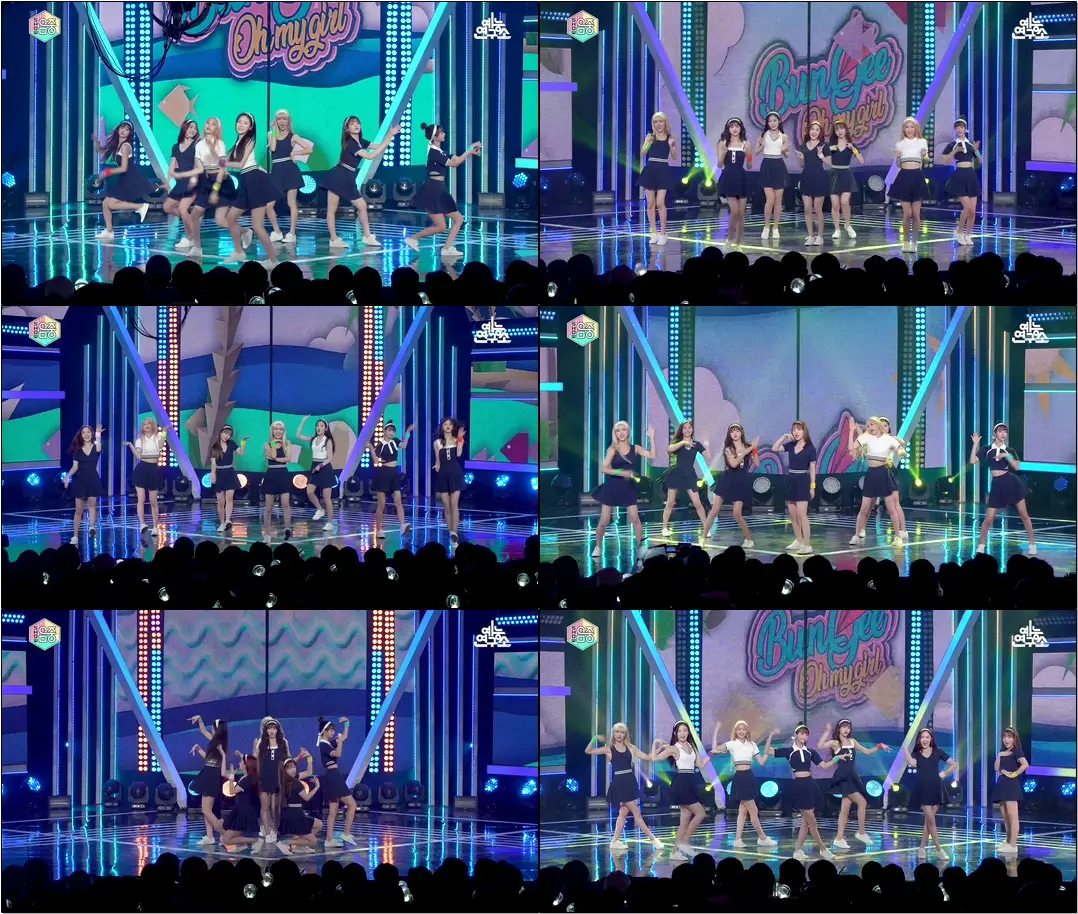 OH MY GIRL - BUNGEE (Fall in Love), #오마이걸 - BUNGEE (Fall in Love) @쇼!음악중심 20190810