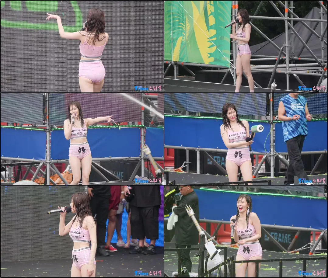 호응 유도하며 물총 쏘는 #현아 #직캠 #HYUNA #fancam