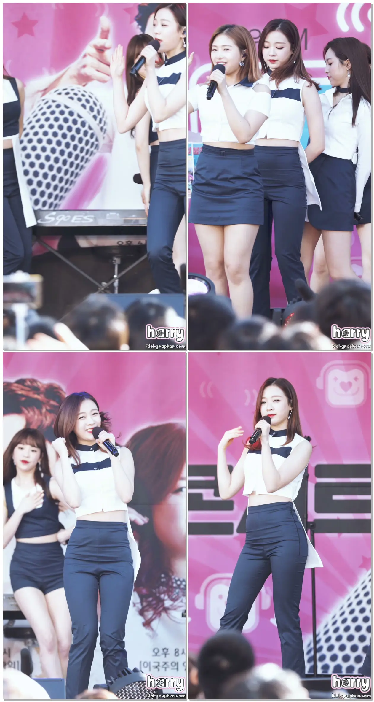 [180412] #에이프릴(#APRIL) #진솔 '팅커벨(Tinker Bell)' 직캠- SBS 파워 FM '여기 콘서트'@신촌